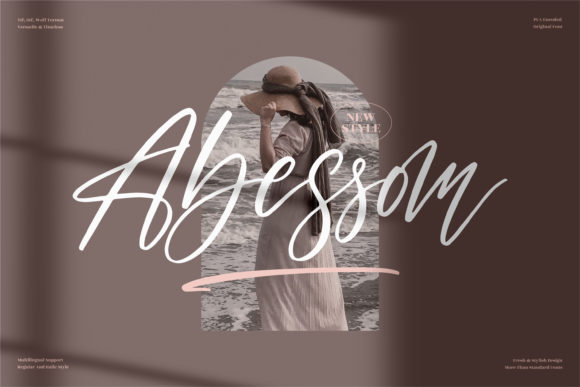 Abessom: A Script Font for Polished Branding