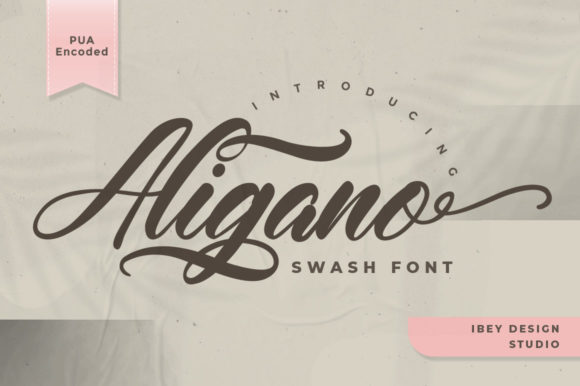 Aligano: A Script Font for Modern Web Design