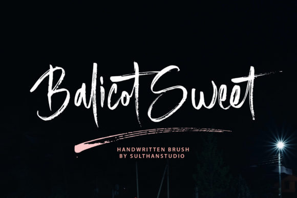 Balicot Sweet: A Charming Script Font for Web Design
