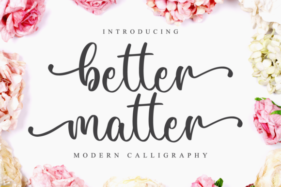 Better Matter Script Font for Modern Branding