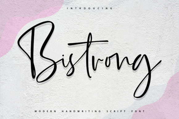 Bistrong Font: The Perfect Script for Handmade Brands