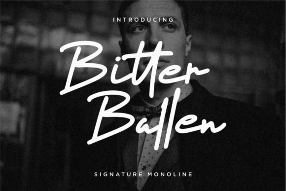 Bitter Ballen: A Nostalgic Script Font for Modern Brands