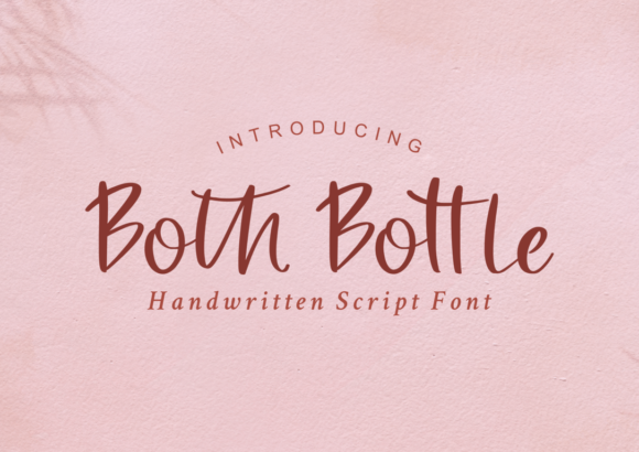 Both Bottle: An Elegant Script Font for Web Design