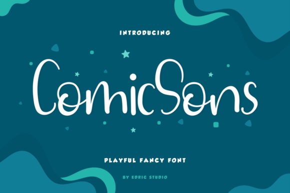 ComicSons: A Playful Script Font for Makers