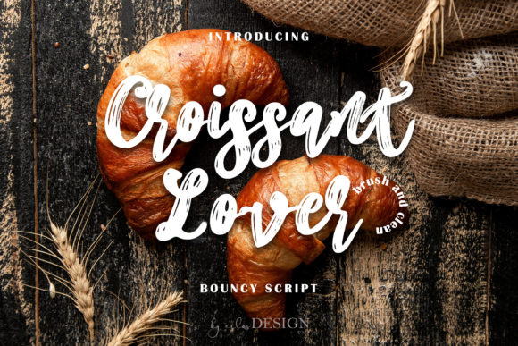 Croissant Lover Font: A Whimsical Script for Editorial Design