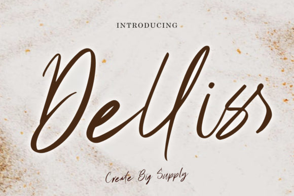 Elevate Your Brand with the Delliss Script Font
