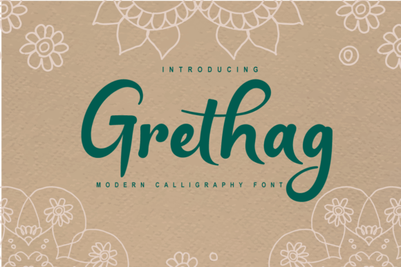 Gretag: A Refined Script Typeface for Editorial Design