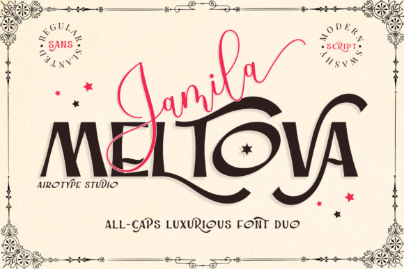 Jamila Meltova: A Versatile Duo Font for Modern Branding
