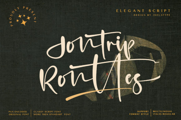 Jontrip Ronttes: A Script Font for Modern Web Design