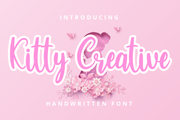 Kitty Creative: A Whimsical Script Font for Editors