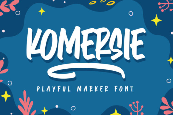 Komersie: A Relaxed Script Font for Editorial Design