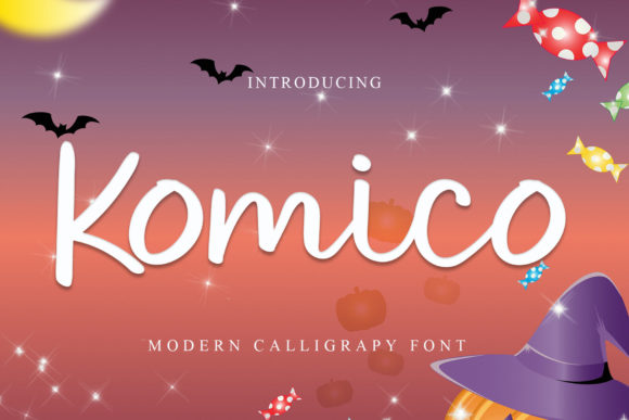 Komico: A Playful Script Font for Web Design