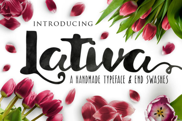 Lativa Script Font for Small Business Branding