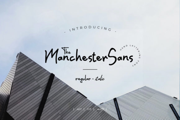 Manchester Sans: A Delicate Script Font for Web Design