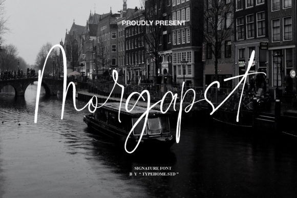 Morgapst: A Relaxed Script Font for Modern Editorial Design