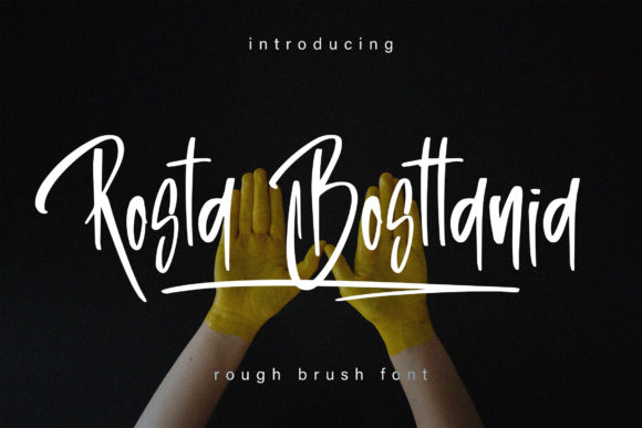 Rosta Bosttania: A Relaxed Script Font for Editorial Design