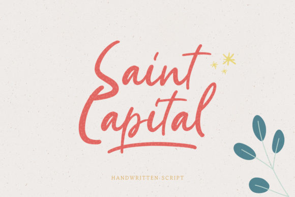 Saint Capital: A Script Font That Elevates Brand Identity