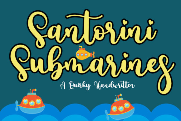 Santorini Submarines Font for Campaigns