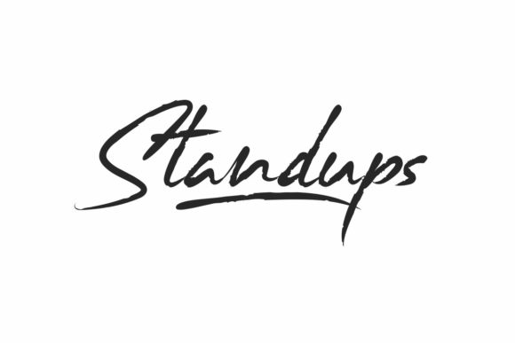 Standups: The Elegant Script Font for Crafters