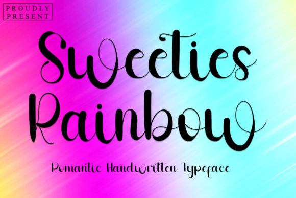 Sweeties Rainbow Script Font for Web Design