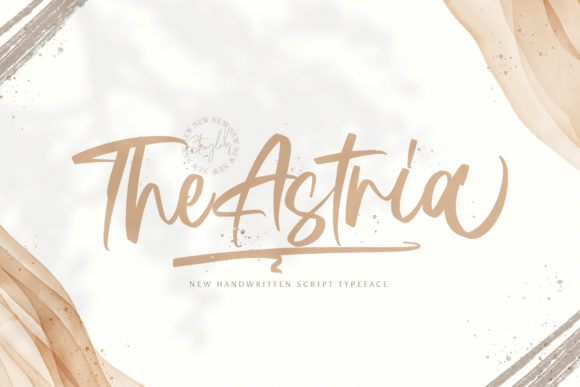 The Astria: A Playful Script Font for Makers