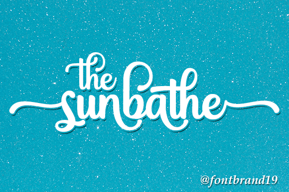 The Sunbathe Font for Elegant Web Design
