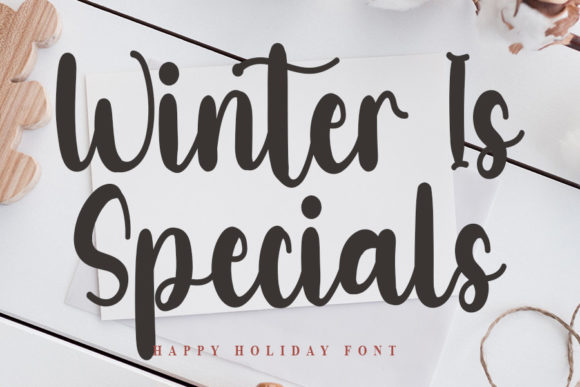 Winter is Special: A Script Font for Branding